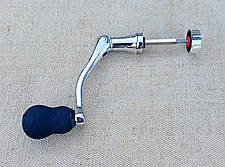 Ручка для без інерційних котушок (хромована) шток 6см., фото 3