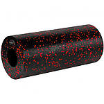 Масажний ролик (роллер) гладкий PowerPlay PP-4348 2 in 1 EPP Foam Roller Чорно/Червоний (33x14см.), фото 3