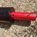 Масажний ролик (роллер) гладкий PowerPlay PP-4348 2 in 1 EPP Foam Roller Чорно/Червоний (33x14см.), фото 6