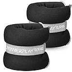 Обважнювачі-манжети для ніг та рук PowerPlay PP-4349 Ankle/Wrist Weights (2шт.*0.5 kg) (пара) Чорні, фото 5