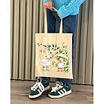 Екошопер BookOpt BK4103 Веселі Гусята бежевий, фото 6