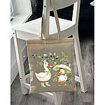 Екошопер BookOpt BK4103 Веселі Гусята бежевий, фото 7