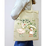 Екошопер BookOpt BK4103 Веселі Гусята бежевий, фото 10