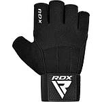Рукавички для фітнесу RDX W3 BLACK WITH EVA PADDING-S, фото 2