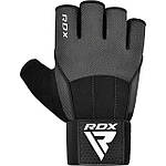 Рукавички для фітнесу RDX  W3 GREY WITH EVA PADDING-S, фото 2