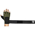 Рукавички для фітнесу RDX W3 ARMY GREEN WITH EVA PADDING-M, фото 6