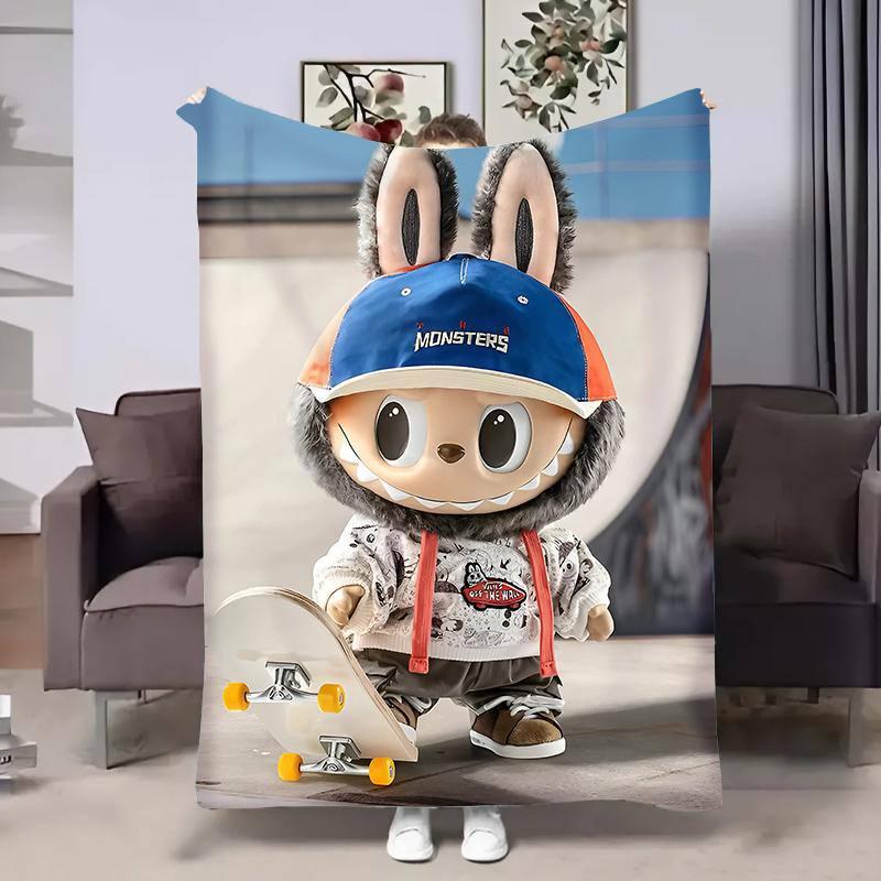 Плед велюровий з принтом, фото 1