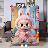 Плед велюровий з принтом, фото 5