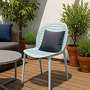 Стілець пластиковий садовий SPICE (Спайс) OW-241 Evrodim зелений