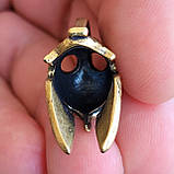 Намистина для темляка Шолом Спартанця з Латуні Деталізований Шолом Спарти Підвіска ланцюжка Ручна робота. Лиття, фото 6