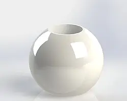 Вазон «Куля» Габарити: 850*900*900. Об'єм – 65 літрів.