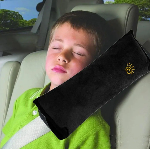 Дитяча подушка на ремінь безпеки в автомобілі 28х12см