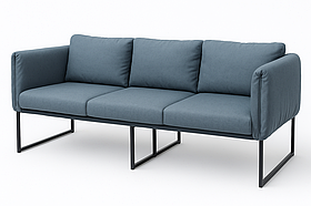 Диван садовий Malva тримісний. Для відпочинку, тераси, альтанки, балкону, літнього майданчику