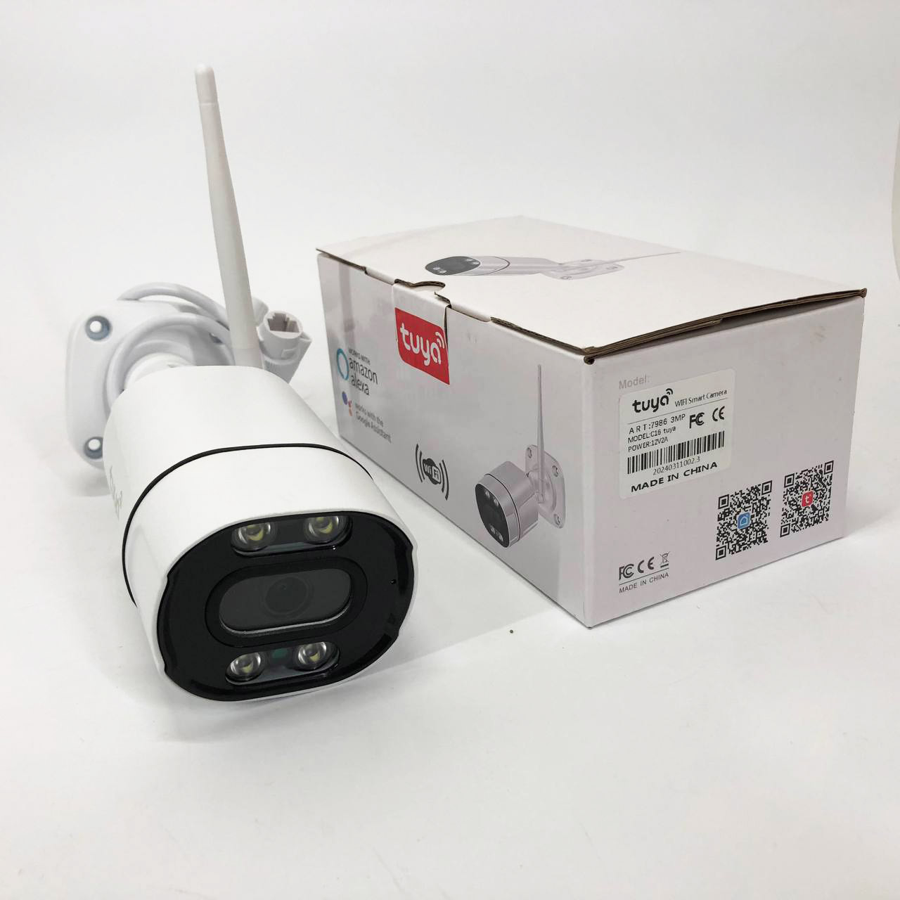 Камера відеоспостереження Camera C16 TUYA APP WIFI IP 3.0 UF-372 mp вул.