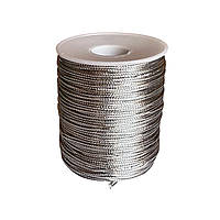 Шнур парча (люрекс), товщина 1 мм, срібло