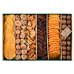 Подарунковий набір з сухофруктами та макадамією Classic big №6