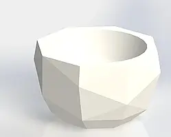 Вазон «Гірський Кришталь» Габарити: 560*840*840. Об'єм – 80 літрів.