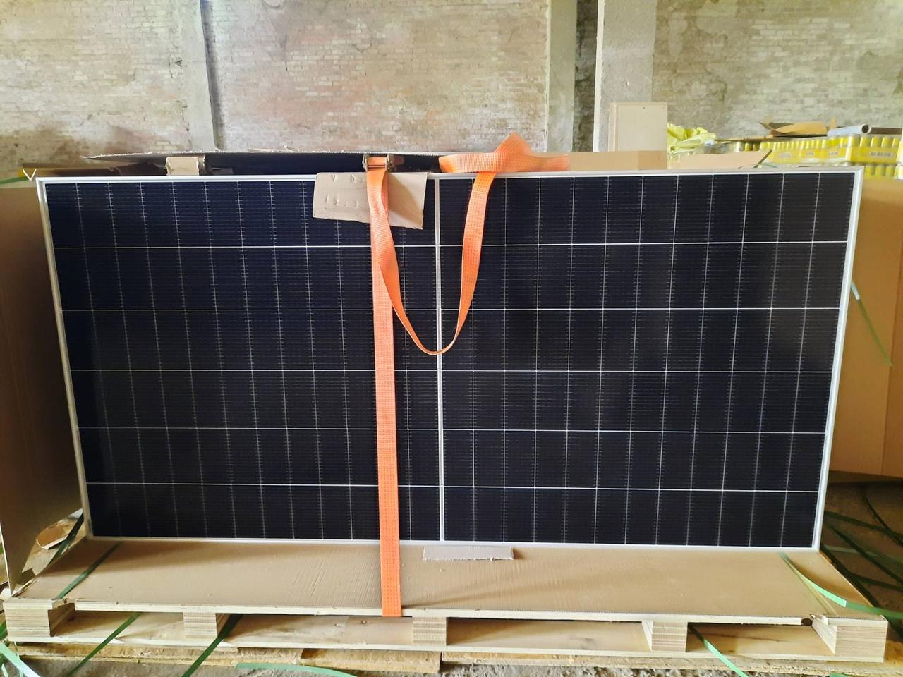 Монокристалічна сонячна панель HT-SAAE HT66-210(ND)-F-705Вт, Topcon Bifacial Double Glass двостороння