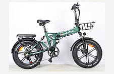 Складаний електровелосипед Fatbike Maraton Trigo 20" (1200W 48V 24Ah), фото 3