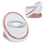 Горщик дитячий з м'яким сидінням El Camino Знімний резервуар Кришка Дитячий унітаз EGG POTTY Gold