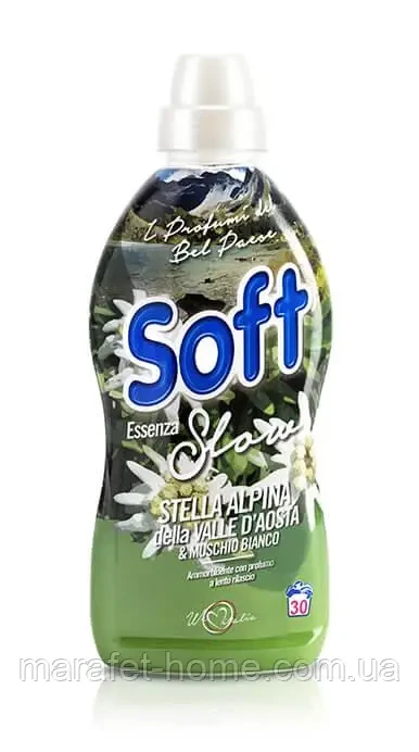 Кондиціонер концентрований SOFT Альпійський едельвейс і білий мускус 750 мл
