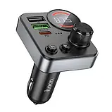 ФМ-модулятор Hoco E86 Alegria Black 48W dual port PD30W+QC3.0, фото 2