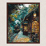 Картина за номерами В очікуванні потягу. Пейзаж 40*50 см Орігамі LW 3494, фото 9