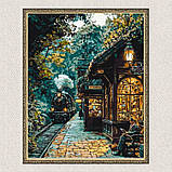 Картина за номерами В очікуванні потягу. Пейзаж 40*50 см Орігамі LW 3494, фото 6