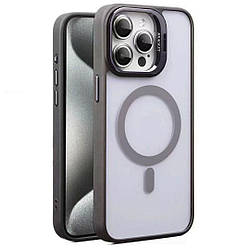Чохол Primo Support MagSafe для iPhone 15 Pro Max з захистом камер - Grey