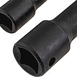 Набір ударних подовжувачів для торцевих головок 1/4"/ 3/8"/1/2" Vorfal V08268, фото 5