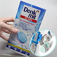 Таблетки для чищення туалету Denkmit WC-Tabs 3-фазної дії, упаковка 400г (16 штук * 25г)