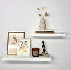 Полиці дерев'яні прихованого монтажу