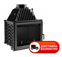 Камінна топка Kratki Zuzia 16 кВт з прямим склом чавунна