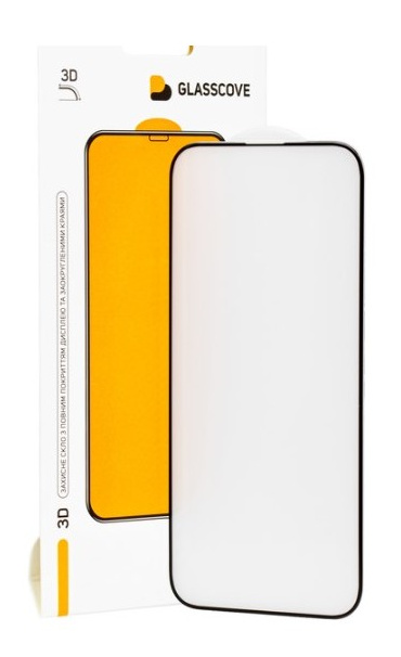 Захисне скло Glasscove для Apple Iphone 16 3D 9H Curved (01001), фото 1