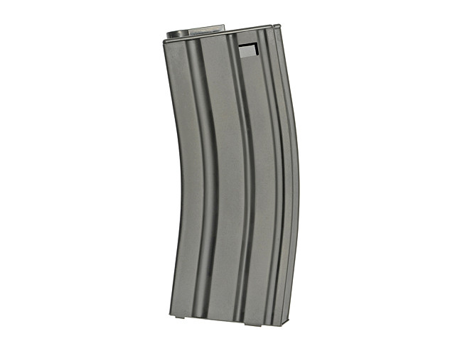 Сталевий магазин на 70 кульок для AR-15/M4 BATTLE WORN - Black [A&K] (для страйкболу)
