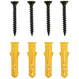 Настінний тримач для УШМ 125 мм (на дві шліфмашини болгарки) Vorfal V08344, фото 4