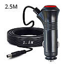 Автомобільний адаптер 12 В-24 В, зарядний пристрій WIBLYP в прикурювач зі шнуром 2.5 м і вимикачем, фото 2