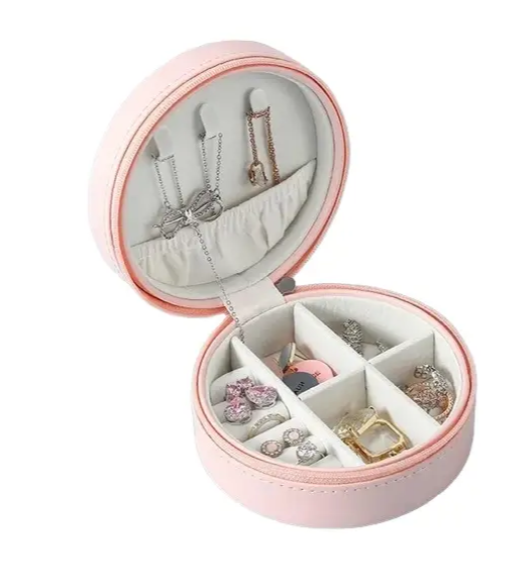 Ювелірна скринька для зберігання BOX XL-1338 pink, фото 1