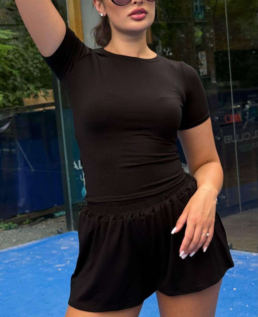 Костюм (топ+шорти) для спекотних літніх прогулянок, фото 1