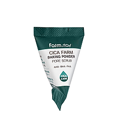 Скраб для обличчя FarmStay Cica Farm Baking Powder Pore Scrub очищаючий 7 г