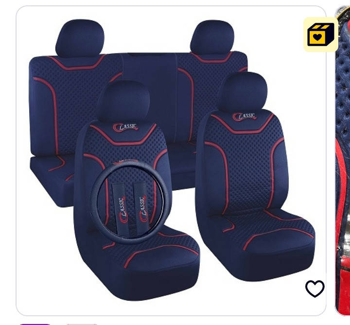 Чехлы Milex Classic на сиденье авто, синего цвета, универсального размера AG-C72622 - фото покупателей 1