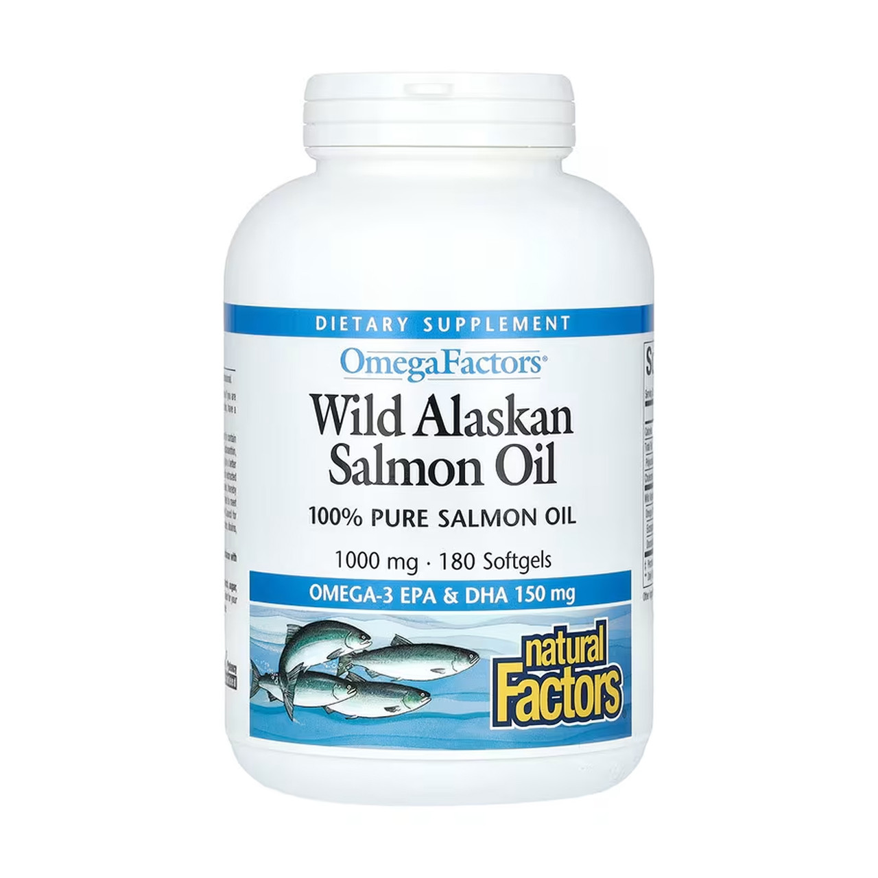 Wild Alaskan Salmon Oil 1000mg - 180 softgels, фото 1