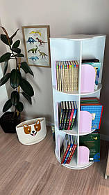 Обертова дитяча книжкова поличка з МДФ