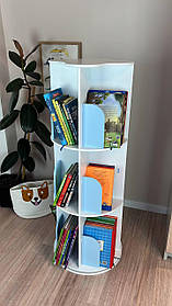 Обертова дитяча книжкова поличка з МДФ