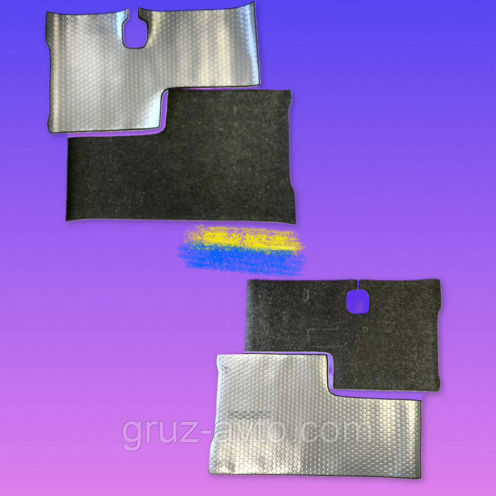 Килимки кабіни КАМАЗ із 2 одиниць сірий / 5320-5109015