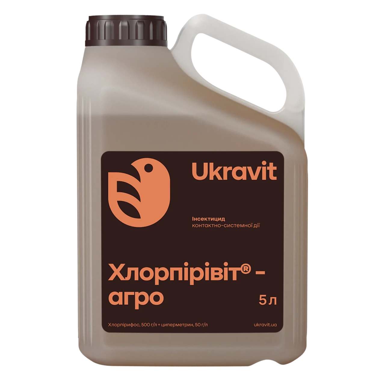 Інсектицид Хлорпірівіт-агро 5 л (Хлорпірифос, 500 г/л + циперметрин, 50 г/л), фото 1