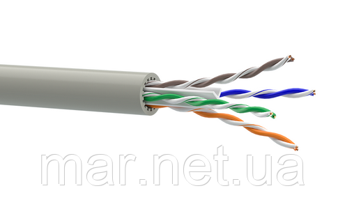 Кабель вита пара UTP кат.6 4х2х0,57 ПВХ, 305м Ok-net КПВ-ВП (250) 4х2х0,57