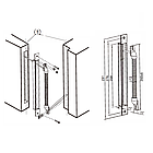 Гнучкий перехід для дверей врізний Yli Electronic DLK-402, фото 4