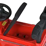 ❤️Дитяча машинка-каталка Bambi Racer M 5043L-3 толокар з батьківською ручкою, музика/світло, Червоний, фото 4