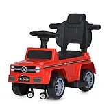 ❤️Дитяча машинка-каталка Bambi Racer M 5043L-3 толокар з батьківською ручкою, музика/світло, Червоний, фото 5